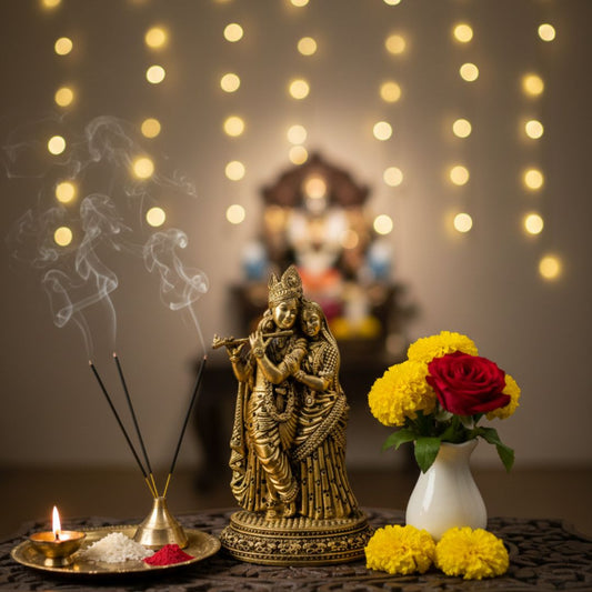 Radha Krishna Ji Idol – Divine Love, Harmony & Spiritual Bliss