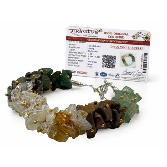 Dhanyog Chips Bracelet | Wealth, Prosperity & Positive Energy Bracelet