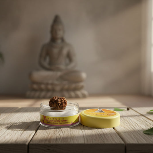 8 Mukhi Rudraksha (25mm) – Original Aath Mukhi for Obstacle Removal, Wisdom & Success