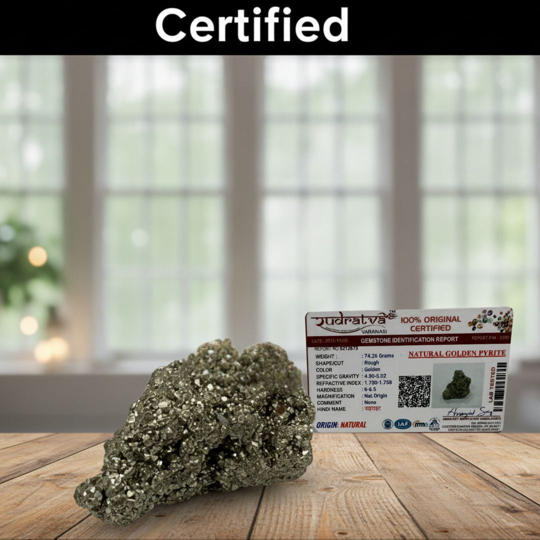 Pyrite Cluster Stone – Attract Wealth, Protection & Positive Energy