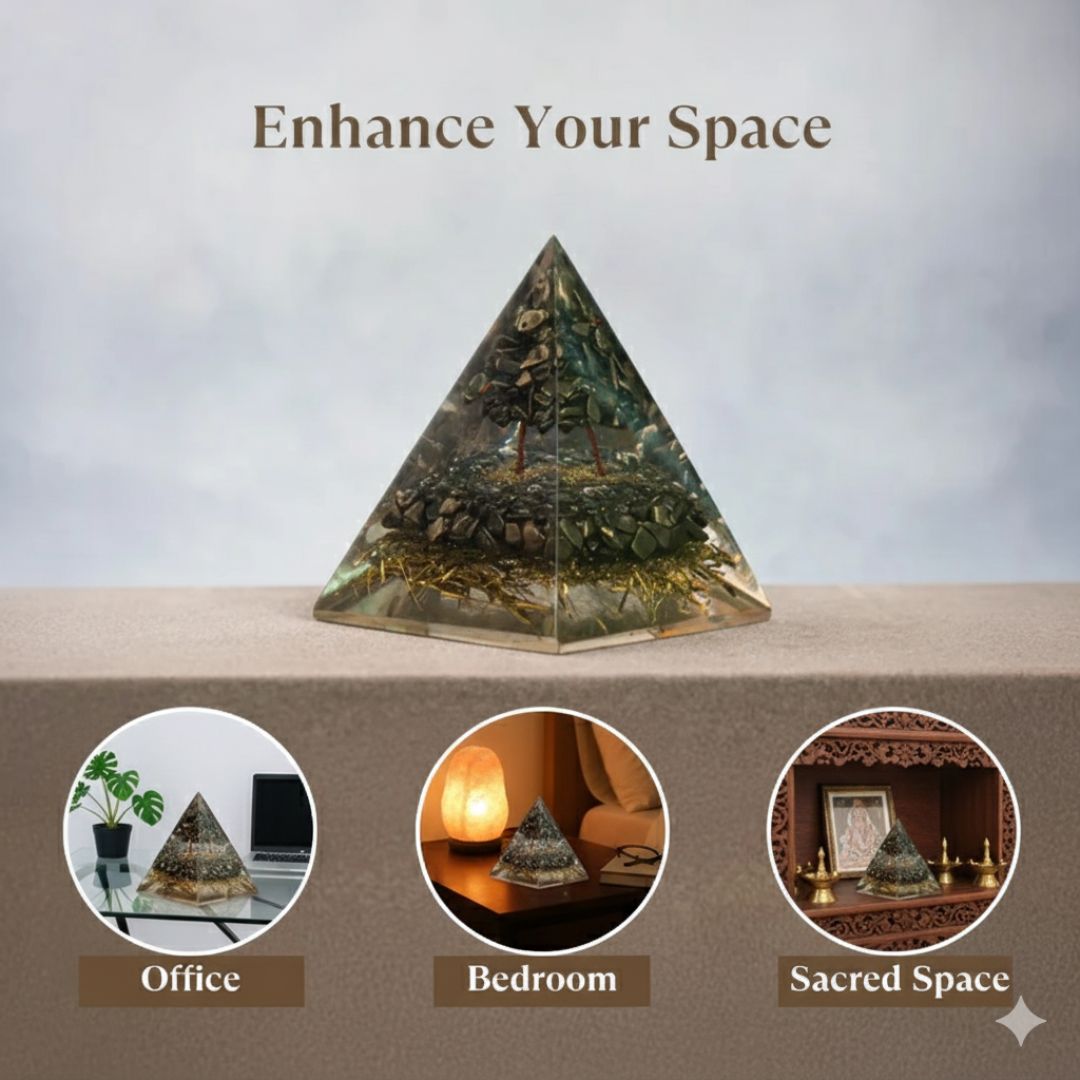 Pyrite Pyramid – Money Magnet Crystal for Wealth, Protection & Success
