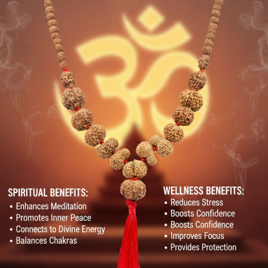 Indonesian Siddha Mala – Authentic Rudraksha Mala for Meditation, Peace & Spiritual Growth