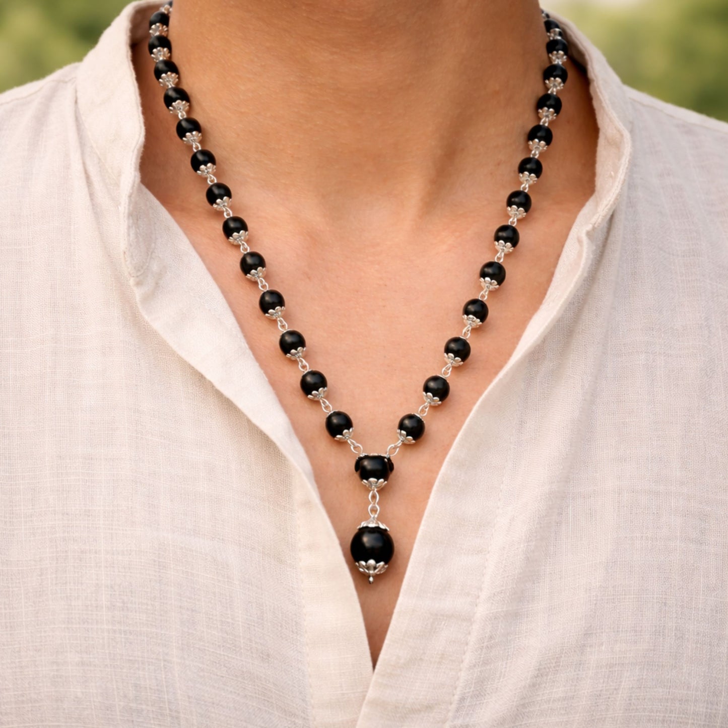 Karungali GS Pendant Mala – Sacred Protection, Healing & Spiritual Energy