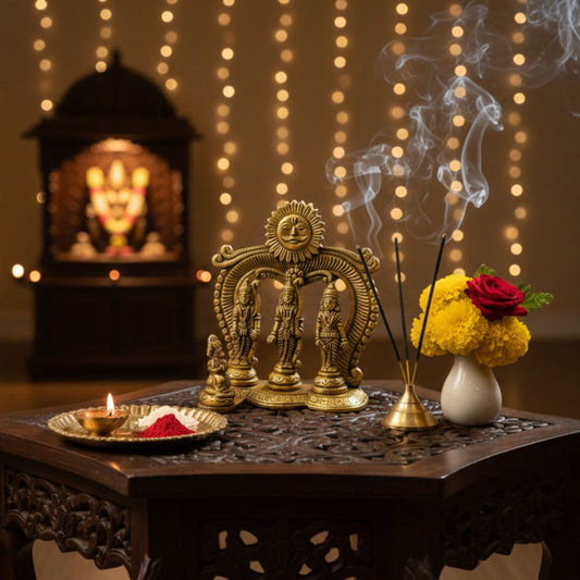 Ram Darbar – Lord Ram, Sita, Lakshman & Hanuman for Peace, Protection & Family Harmony