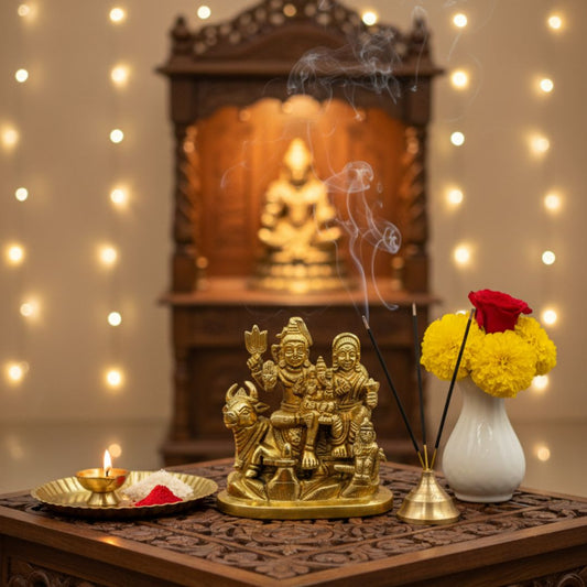 Shiv Parivar – Lord Shiva Family Idol for Peace, Protection & Family Harmony