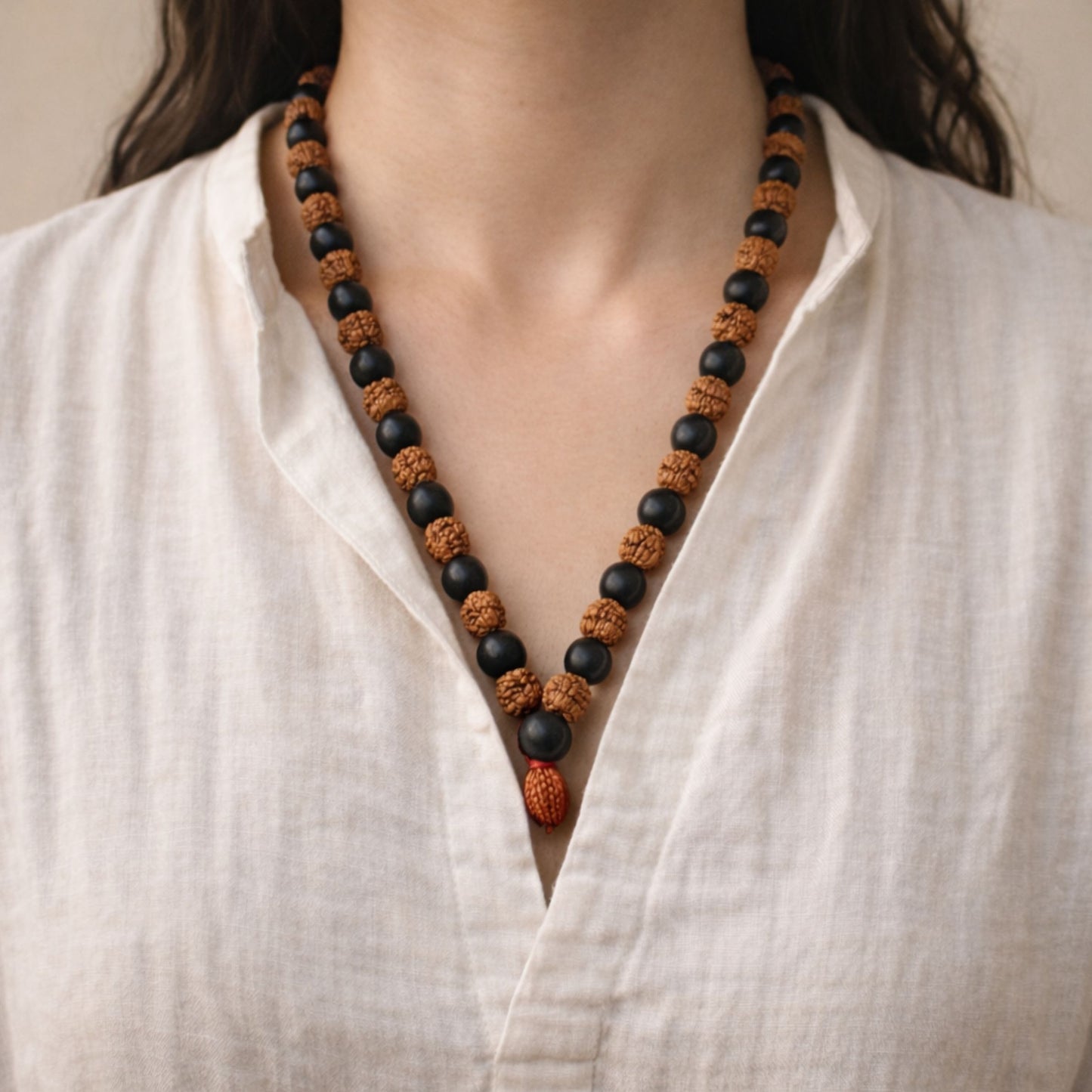 Karungali Rudraksh Mala – Divine Protection, Healing & Spiritual Power