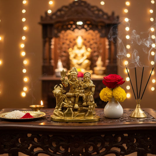 Shiv Parivar – Lord Shiva Family Idol for Peace, Protection & Family Harmony
