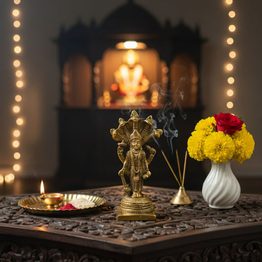 Lord Vishnu Idol – Preserver of the Universe for Peace, Prosperity & Protection