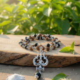 Karungali Rudraksh Trishul Mala – Divine Protection, Power & Spiritual Energy