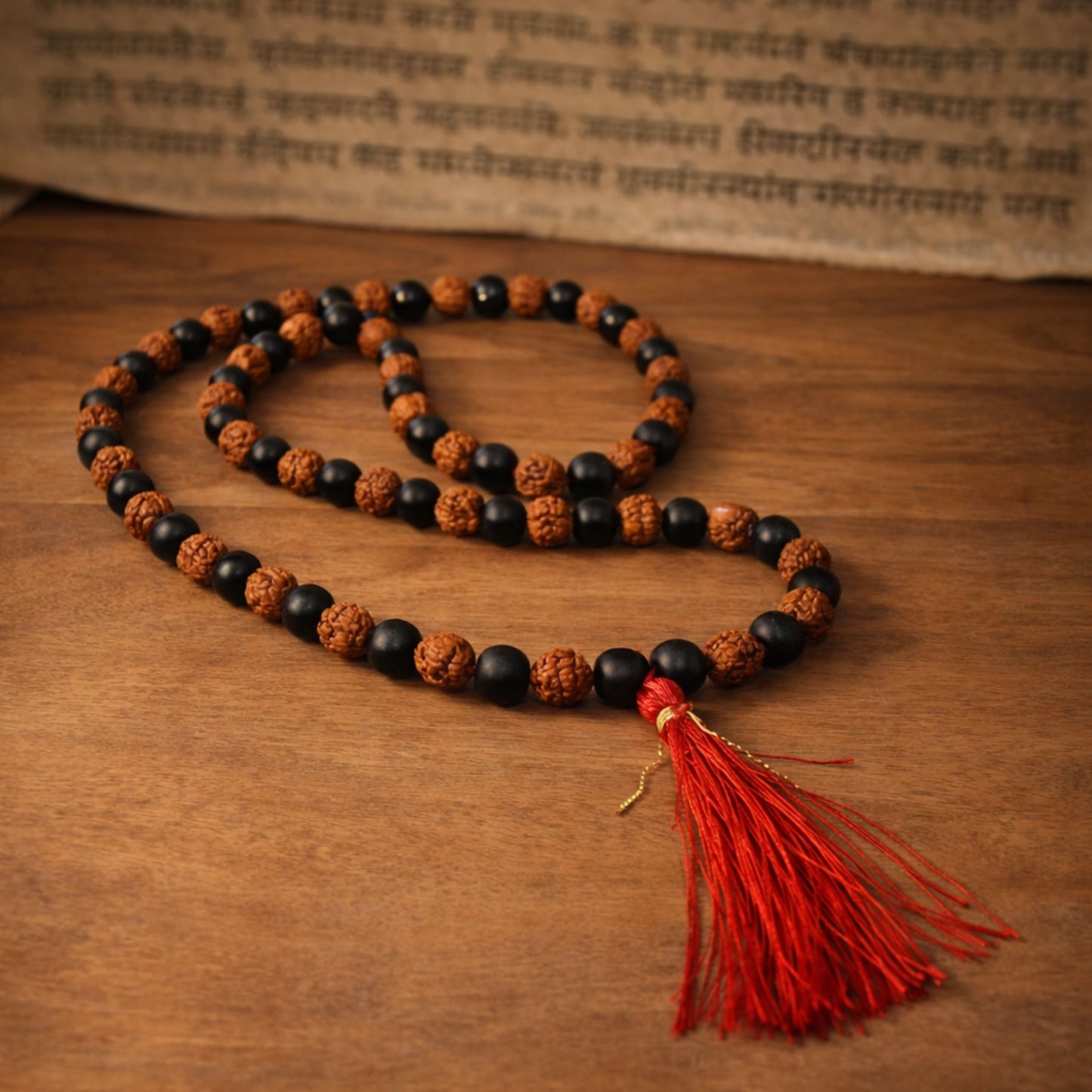 Karungali Rudraksh Mala – Divine Protection, Healing & Spiritual Power
