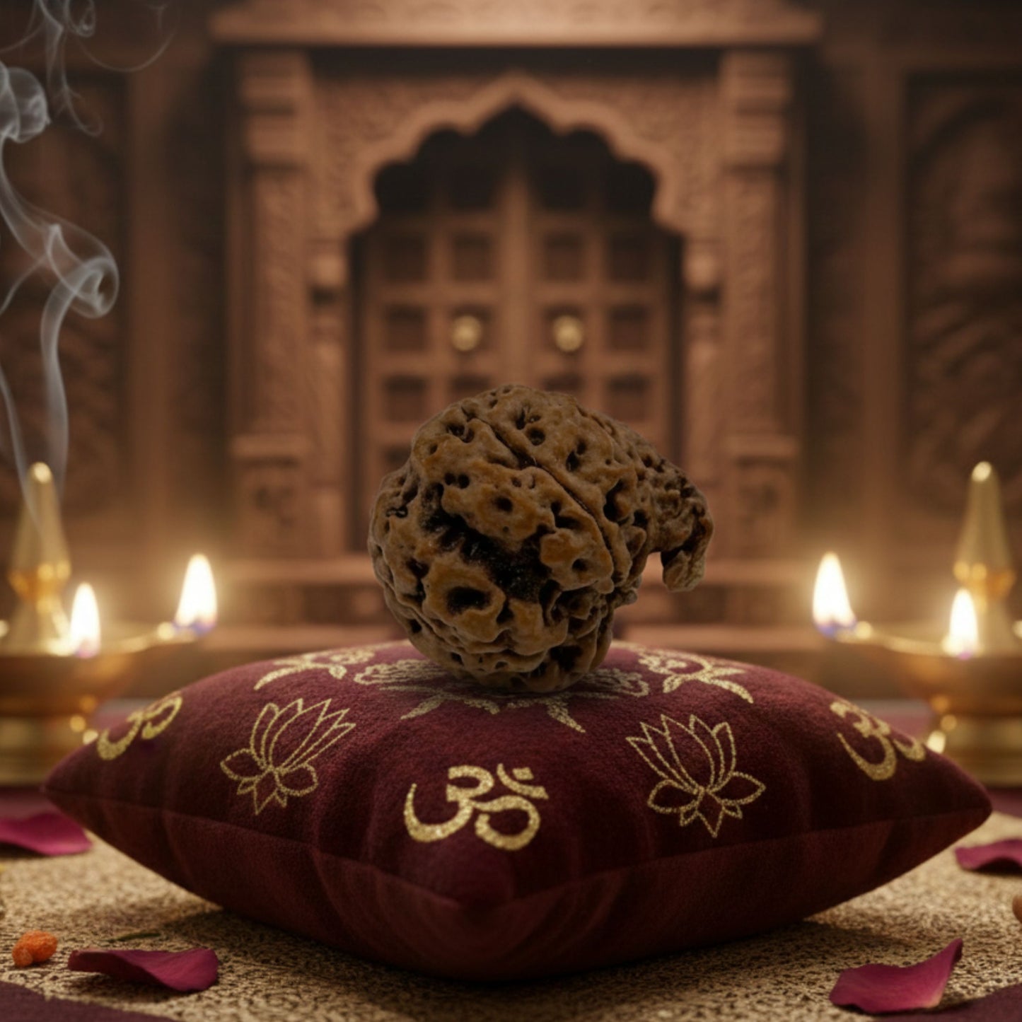 Ganesh Rudraksha (20mm) – Original Ganesh Mukhi for Obstacle Removal, Wisdom & Success
