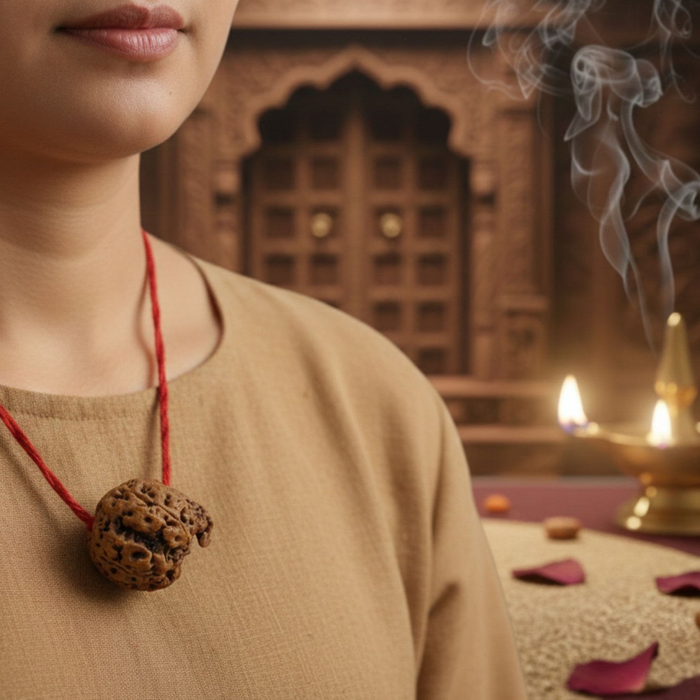 Ganesh Rudraksha (20mm) – Original Ganesh Mukhi for Obstacle Removal, Wisdom & Success