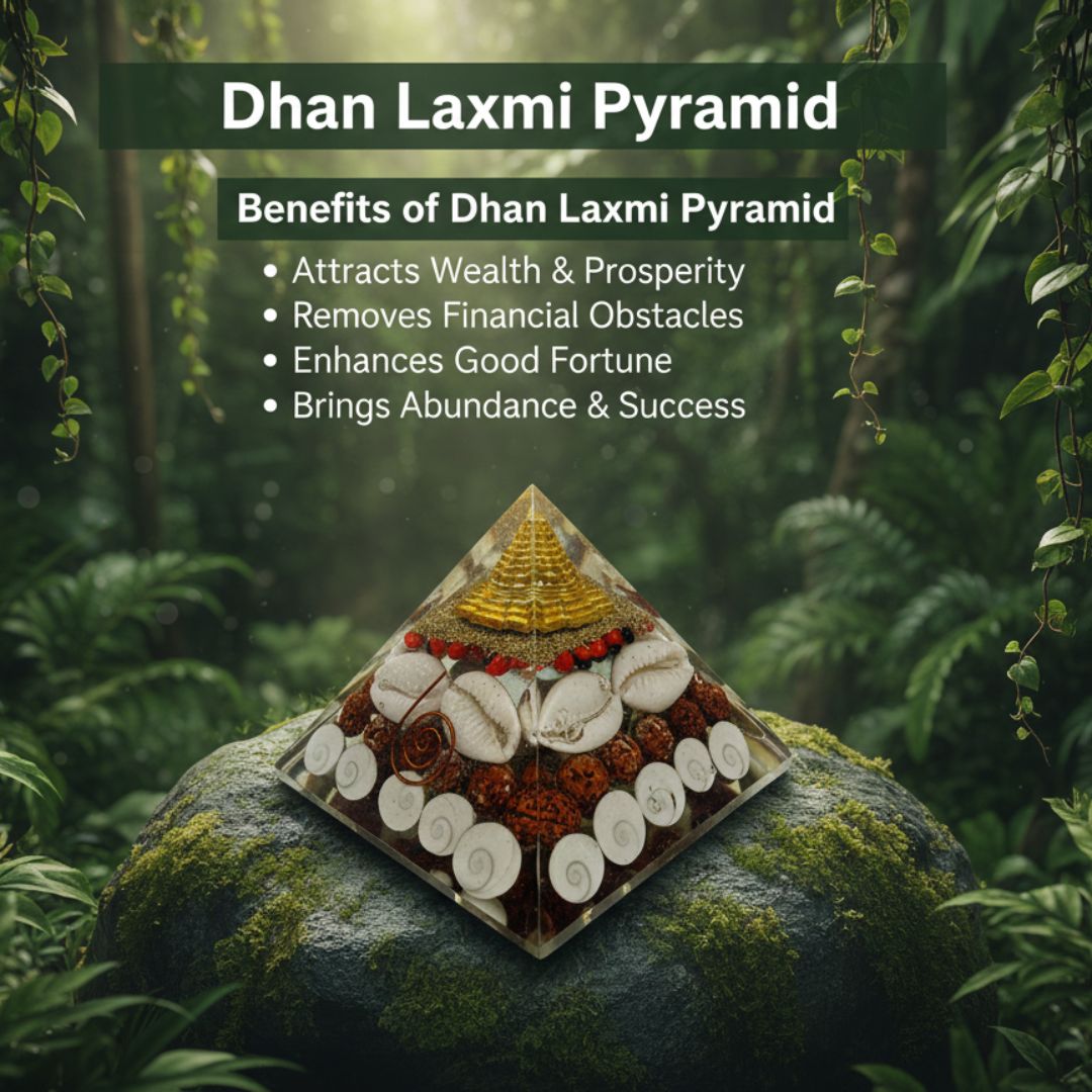 Dhan Laxmi Pyramid | Wealth & Prosperity Vastu Energy Tool