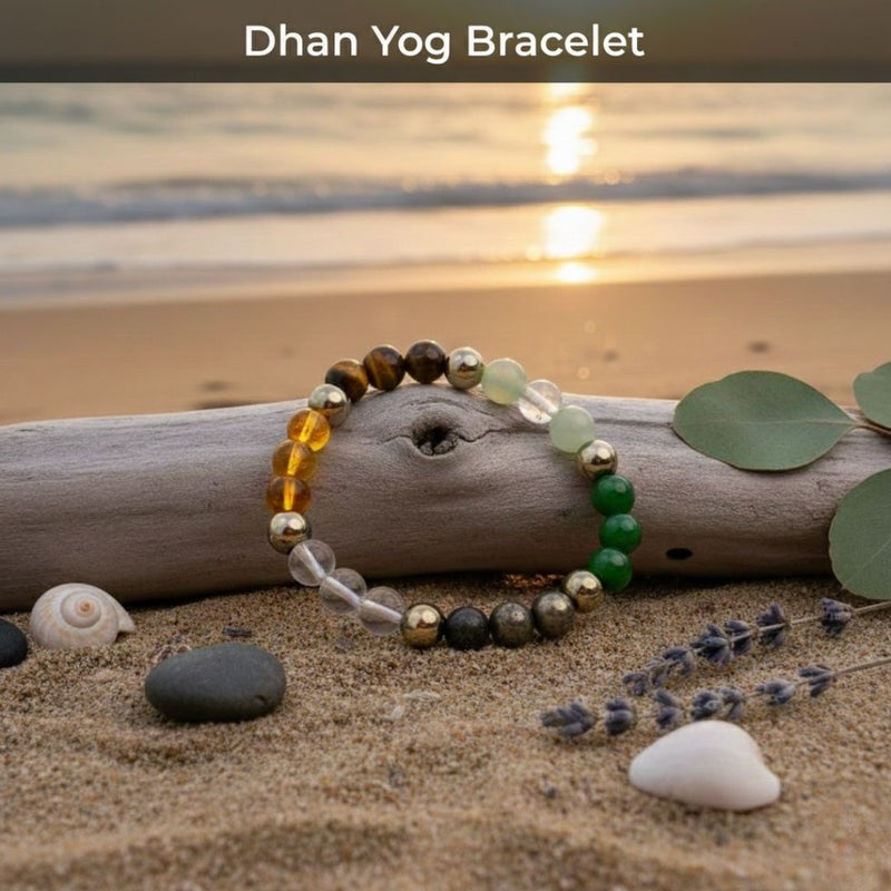 Dhan Yog Bracelet | Wealth, Prosperity & Abundance Healing Crystal Bracelet