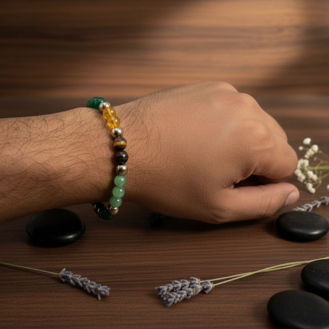 Dhan Yog Bracelet | Wealth, Prosperity & Abundance Healing Crystal Bracelet