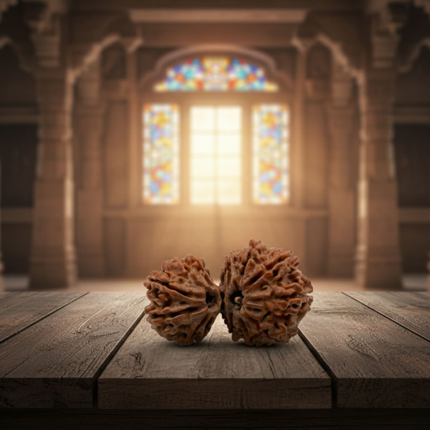 Gauri Shankar Rudraksha (36mm) – Original Sacred Bead for Marital Harmony, Love & Shiva–Parvati Blessings