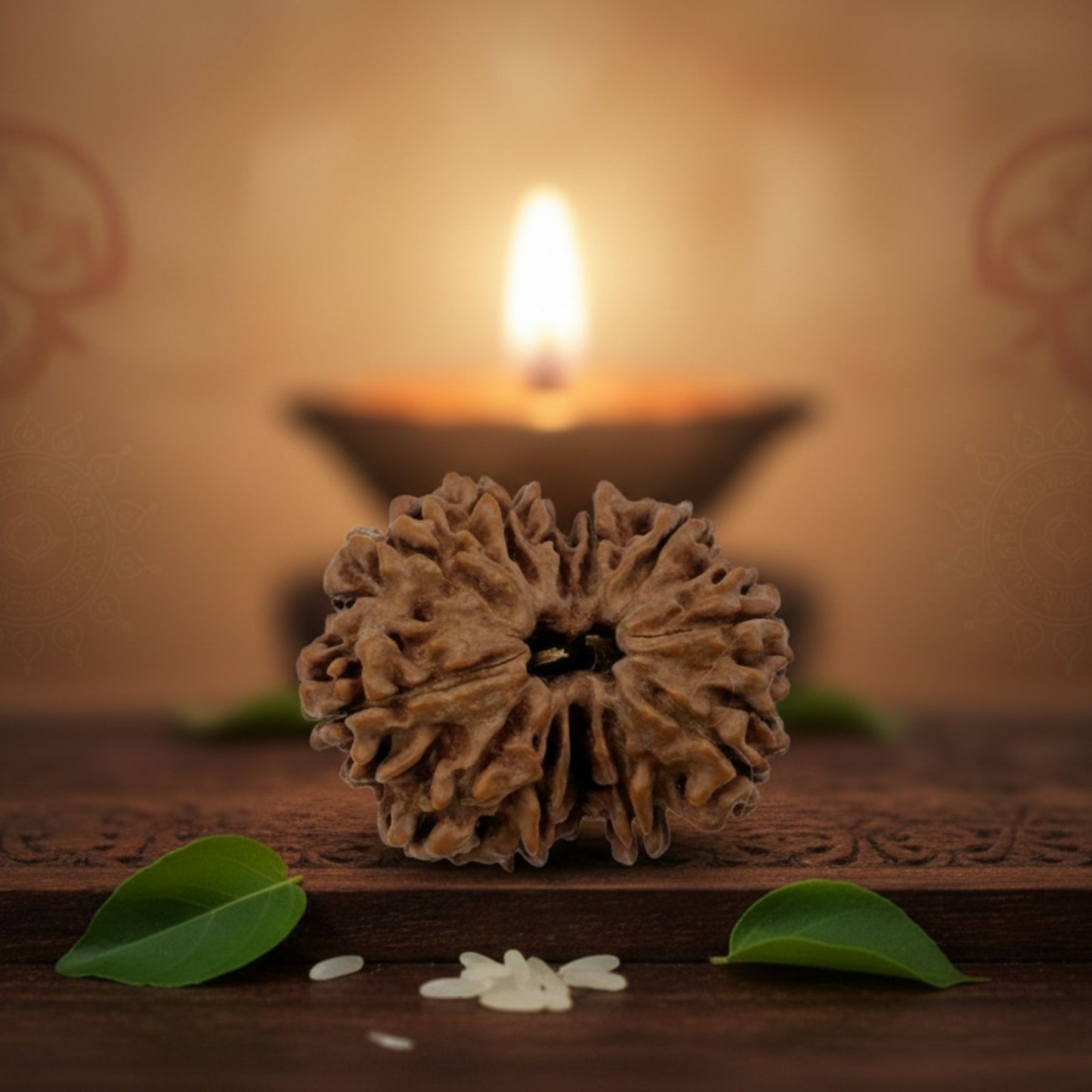 12 Mukhi Rudraksha (30mm) – Original Barah Mukhi for Leadership, Authority & Lord Surya Blessings