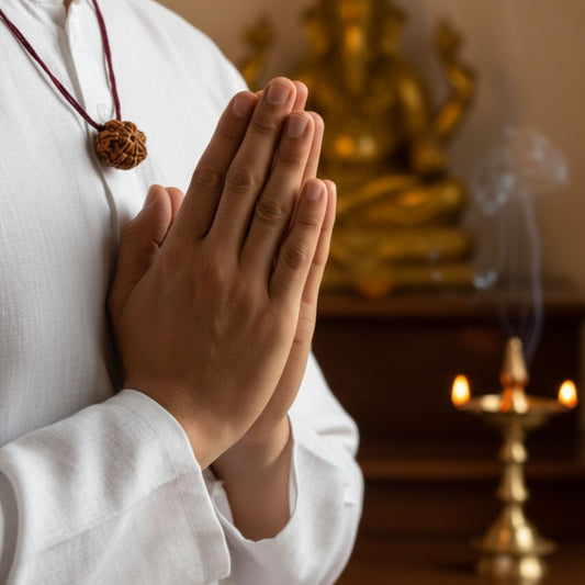 Laxmi Ganesh Rudraksha (7 Mukhi & Ganesh Mukhi) – Wealth, Prosperity & Obstacle Removal Combo