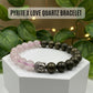 Pyrite & Rose Quartz Bracelet – Wealth, Love, Confidence & Emotional Healing
