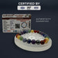7 Chakra Bracelet With Selenite Plate