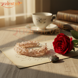 Rose Quartz Chips Bracelet for Love & Healing | Rudratva