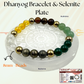 Dhanyog bracelet with selenite plate