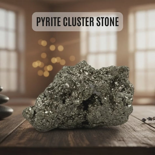 Pyrite Cluster Stone – Attract Wealth, Protection & Positive Energy